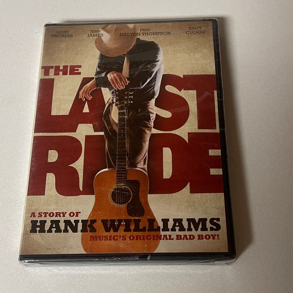 The Last Ride Story Of Hank Williams DVD NEW Country Musics Original Bad Boy